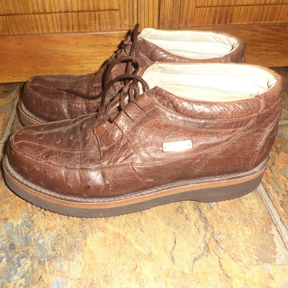 COLLECTION D'CHEMA  brown ankle boots sz 9 men